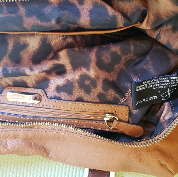 B Makowsky Leather handbag - Picture 8 of 8